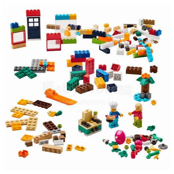 Pagaminta Švedijoje „Bygglek Art.204.368.88 Lego®“ konstruktorius, 201 vnt