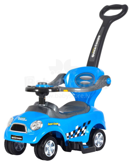 „Eco Toys Cars Art.321“ mėlynas vaikiškas vaikiškas automobilis su rankena