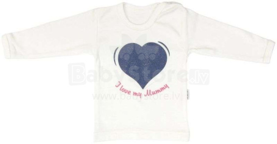 Mamatti Love Art.KS8115 medvilniniai kūdikių marškiniai (68-98cm)