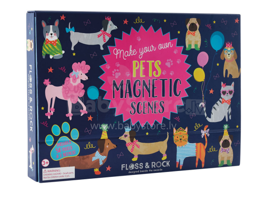Floss&Rock Zuja Art.39P3511Magnētiskā spēle Dzīvnieku pasaulē
