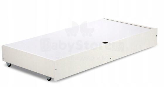 Klups Art.56258 White  dėžutė medinei vaikų lovelei, balta