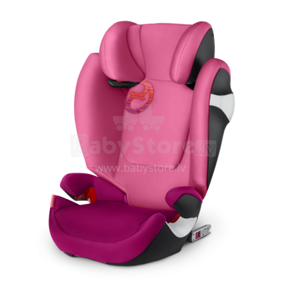 „Cybex '18 Solution M-Fix Col. Passion Pink“ vaiko kėdutė (15-36kg)