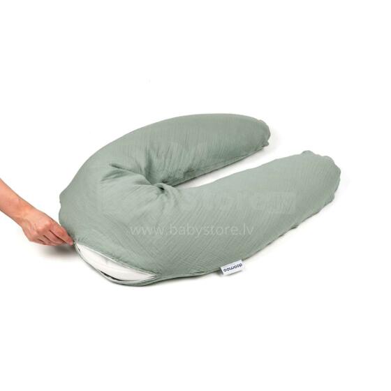 Doomoo Comfy Big užvalkalas nėščiosios pagalvei, Tetra Green