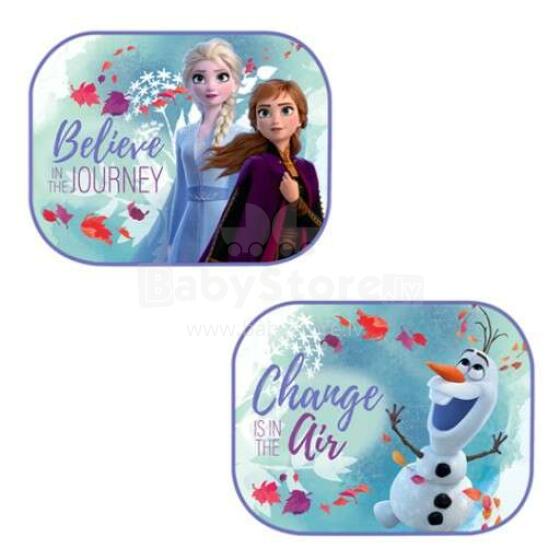 Disney Sunshade Frozen Art.9322 Universalūs automobilių skydeliai nuo saulės 35x44, 2vnt