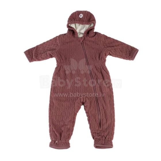 Lodger Skier Empire Fleece Art.SK 625_3-6 Rosewood Детский комбинезон с капюшоном 3-6 мес.