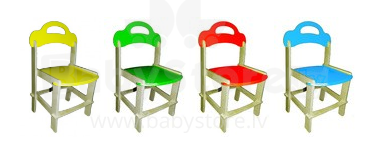 WoodyGoody menas. 59708 Įvairių spalvų kėdė, 1 vnt.