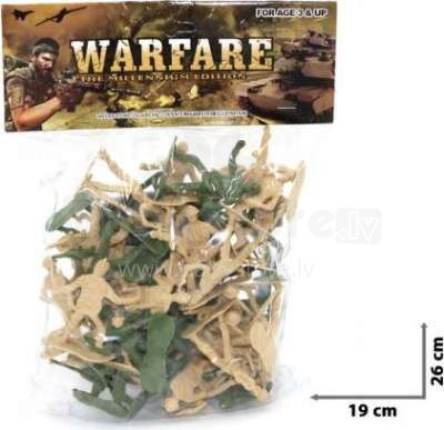 Edu Fun Toys Warfare  Art TG423612  Karavīru Komplekts