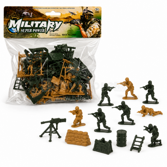 Kids Book Military Art 60280 kareivių rinkinys