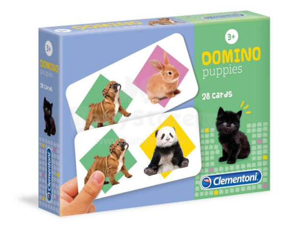 „Clementoni Memory Puppies“ art. 09-18068 „Domino“ žaidimas