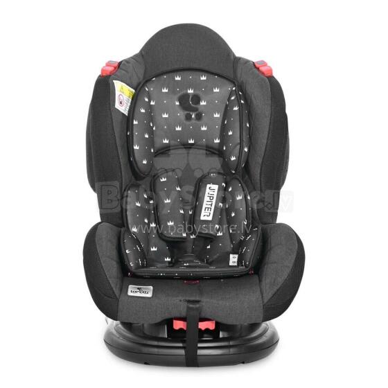 Lorelli Jupiter  Art.10070942105 Black Crowns  automobilio kėdutė (0-25 kg)
