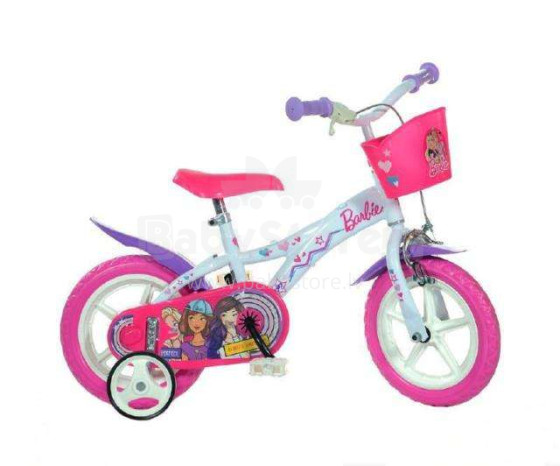 „Dino Bikes Barbie Art.126RL“ vaikiškas dviratis 12