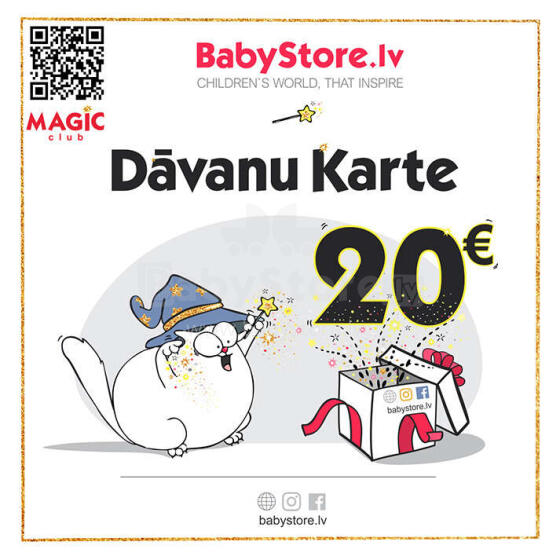 Dovanų kortelė 20 EUR