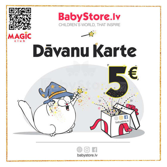 Dovanų kortelė 5 EUR