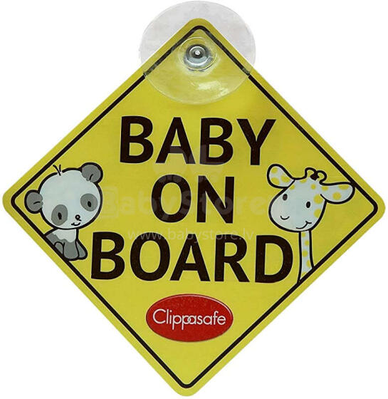 „Clippasafe CLI 53 Baby On Board“ automobilio pakaba