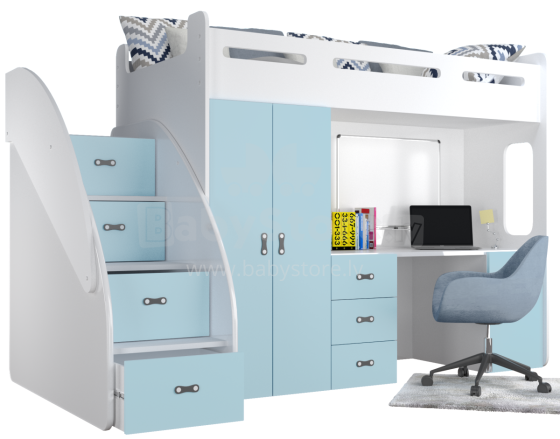 AJK Zuzia Plus Art.65566 Blue Vaikiškas modulinis baldų komplektas