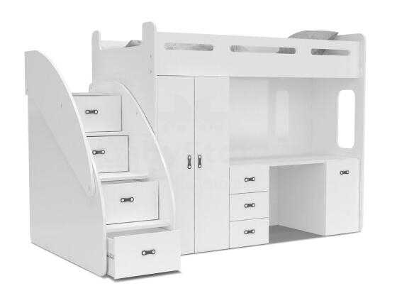 AJK Zuzia Plus Art.65563 White Vaikiškas modulinis baldų komplektas