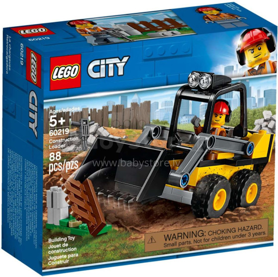 LEGO CITY Būvlaukuma iekrāvējs 60219