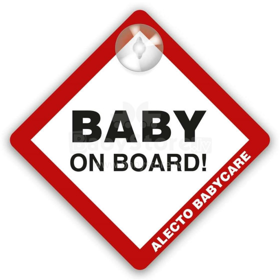 Alecto Baby On Board Art.BV-17  Присоска для автомобиля
