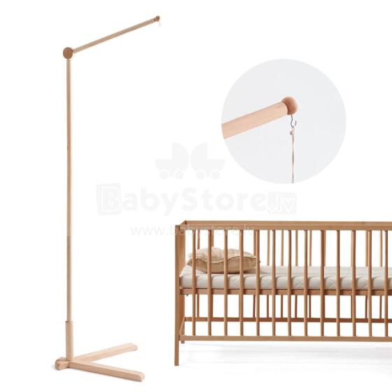 Wooden Baby Mobile Holder Art.68771  Puidust beebimobiilihoidja, mähkimislaud, beebimuusikakarp