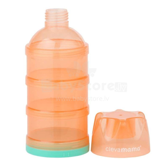 Cleva Mama Art. 7014 Infant Formula and Food Container Trauks/Kaste sausa piena maisījuma uzglabāšanai ar nodalījumiem