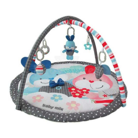 BabyMix Bunny Art:45017 Развивающий коврик Зайка с игрушками