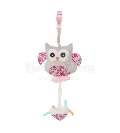 Музыкальная игрушка OWL pink 4BABY OP01