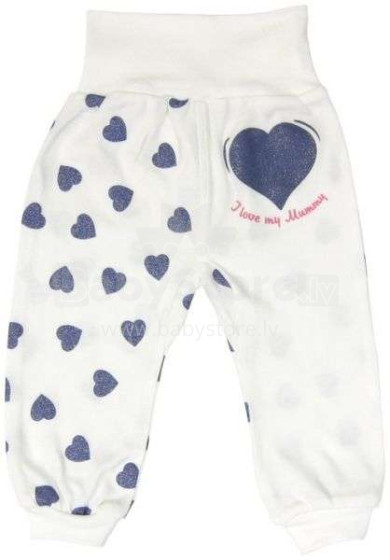 „Mamatti Heart Love Art. SP8160“ kelnės su plačiu diržu (56–92 cm)