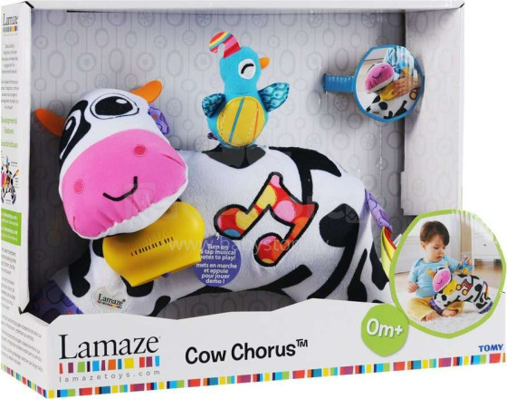 Lamaze Art.LC27560 Развивающая игрушка со звуком Koрова