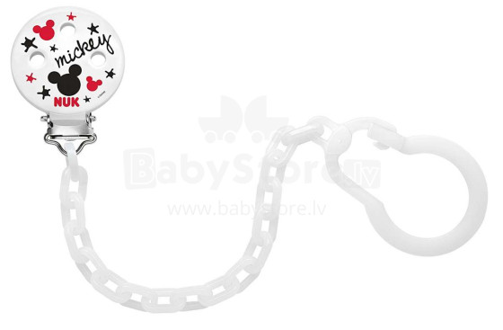 Nuk Disney Mickey Art.SE19 White Soother chain