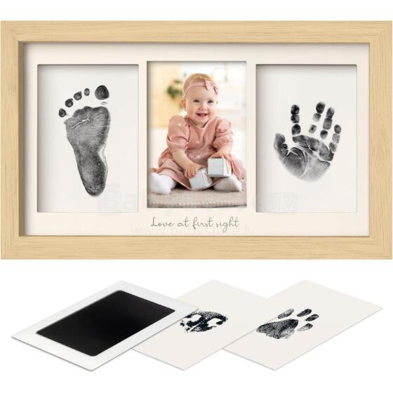 Huborns Art for Baby Art.7139  Rankų ir kojų atspaudas trijų dalių rėmas