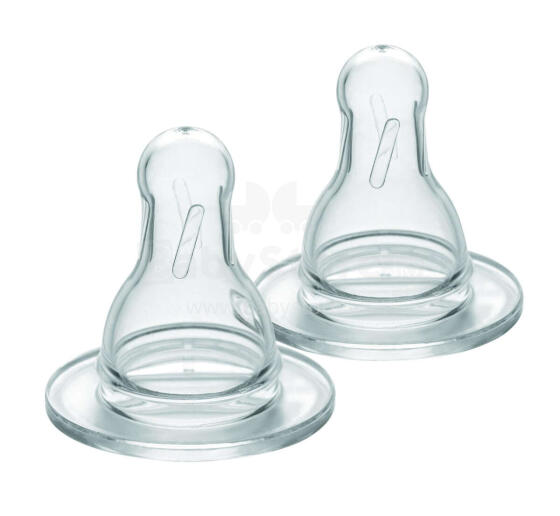 WIth Medela Compatible Teat Art.200.064 Silicone nipple, M (medium) with slow flow from 4 months.