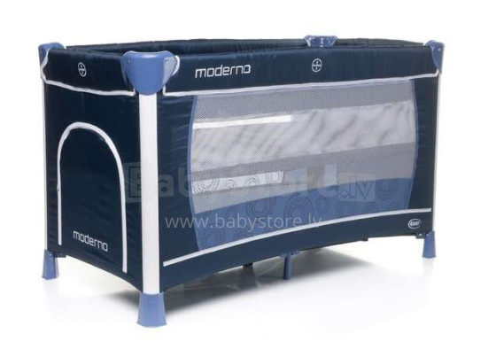 4Baby'18 Moderno Col.Navy Стильная и практичная кровать-манеж для путешествий