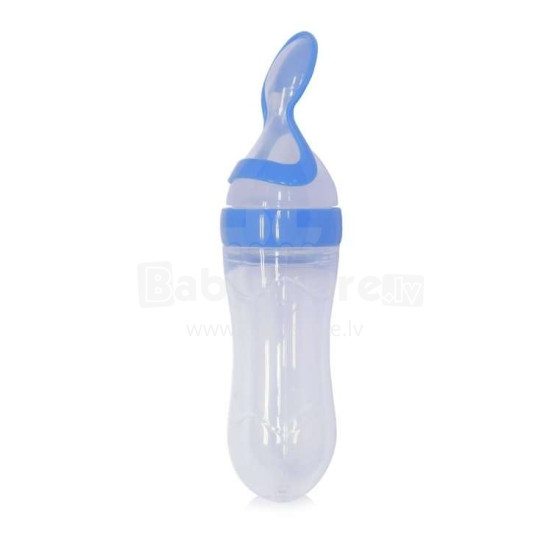 Lorelli šaukšto buteliukas su silikoniniu šaukštu kūdikiui maitinti 90ml