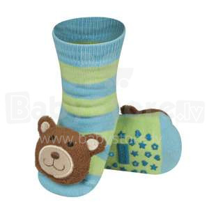 SOXO Baby Art.63129 - 5 ABS Infant socks with rattle