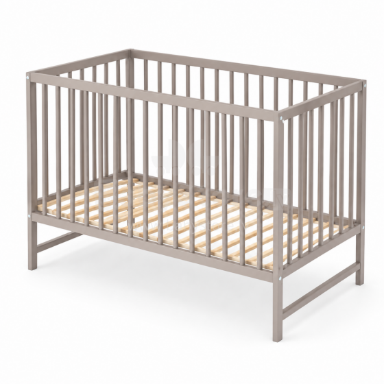 Elf Bed Arco Art.74241 Taupe Medinė kūdikio lovelė 120x60 cm