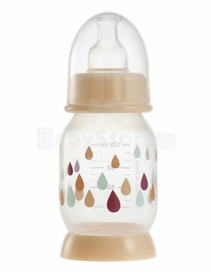 Beaba Gipsy Natural Art.911569 Antikalių maitinimo buteliukas 120ml