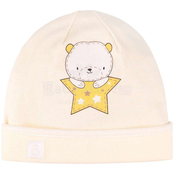 Bembi Bear Art.SHP73-200 Beige Baby medvilninė kepurė
