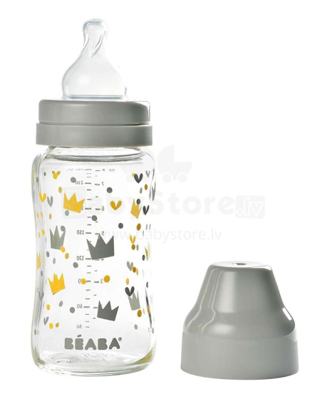 Beaba Biberon Art.911653 Antikolinis stiklinis maitinimo butelis 240ml