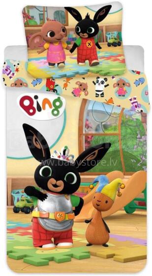 Faro Tekstylia Disney Bedding Bing Art.76333 medvilnės patalynės komplektas 100x135 + 40x60 cm