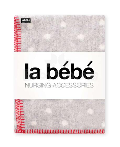 La Bebe ™ merino vilna Art.76557 Pilki taškai Natūralus vaikiškas antklodė (antklodė) iš Naujosios Zelandijos merinosų (Merynos) vilnos, 100х70 cm