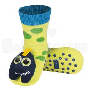 SOXO Baby Art.75306 - 6 AntiSlip ABS Детские носочки 3D с погремушкой 0-24м.