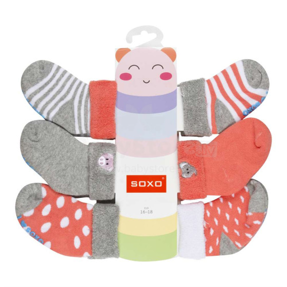 Soxo Art.87903  Infant socks  6gab
