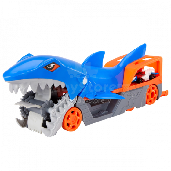 Mattel Hot Wheels Art.GVG36  treileris-haizivs ar masīnu