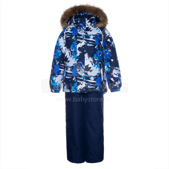 Huppa'21 Winter Art.41480030-92886 Šilta žieminė šiltų kostiumų striukė + kelnės