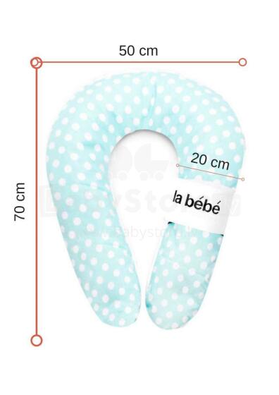 „La Bebe ™“ prigludusi medvilnės slaugos motinystės pagalvė, 777433 žvaigždės pasaga, skirta maitinti / miegoti / pasaga nėščioms moterims 20x70 cm