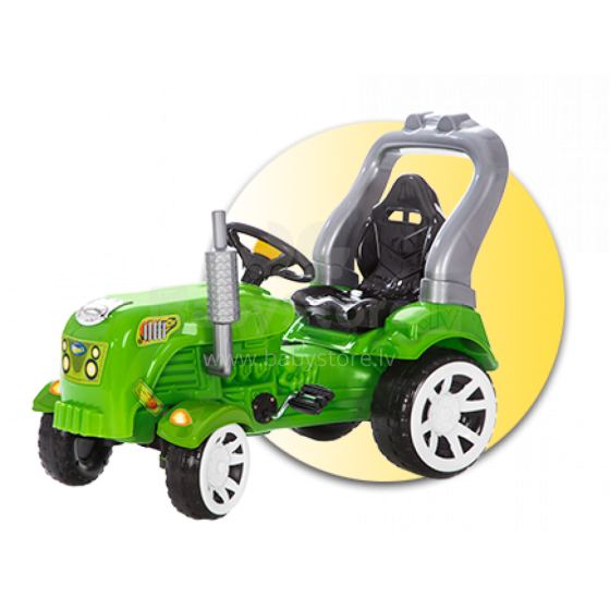 3toysm Art.TR2 Inlea4Fun Pedal tractor Big Farmer Green Детский велотрактор с педалями