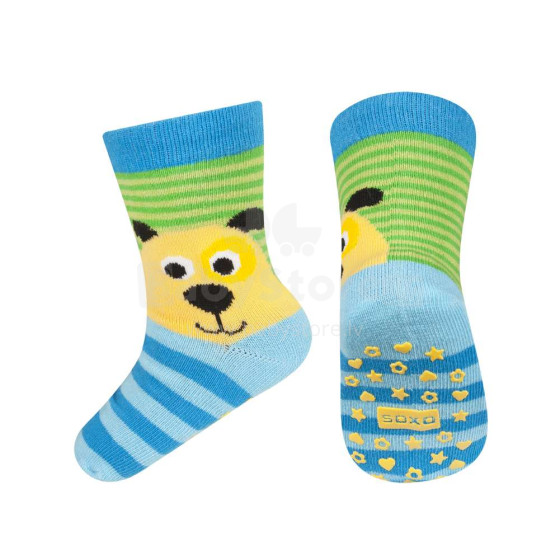 SOXO Baby Art.76990 -2 Baby Socks with ABS