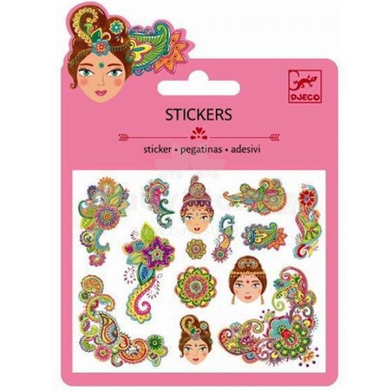 Djeco Блестящие наклейки Indian Design Art.DJ09761