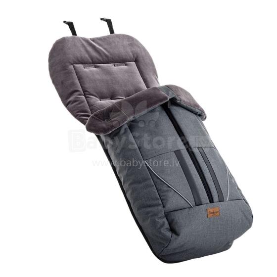 „Emmaljunga Allround Footmuff Art“. 41909 „Lounge Grey“ miegmaišis