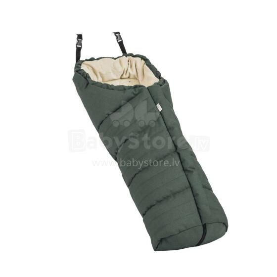 „Emmaljunga Polar Footmuff Art“. 56903 „Eco Green“ universalus miegmaišis